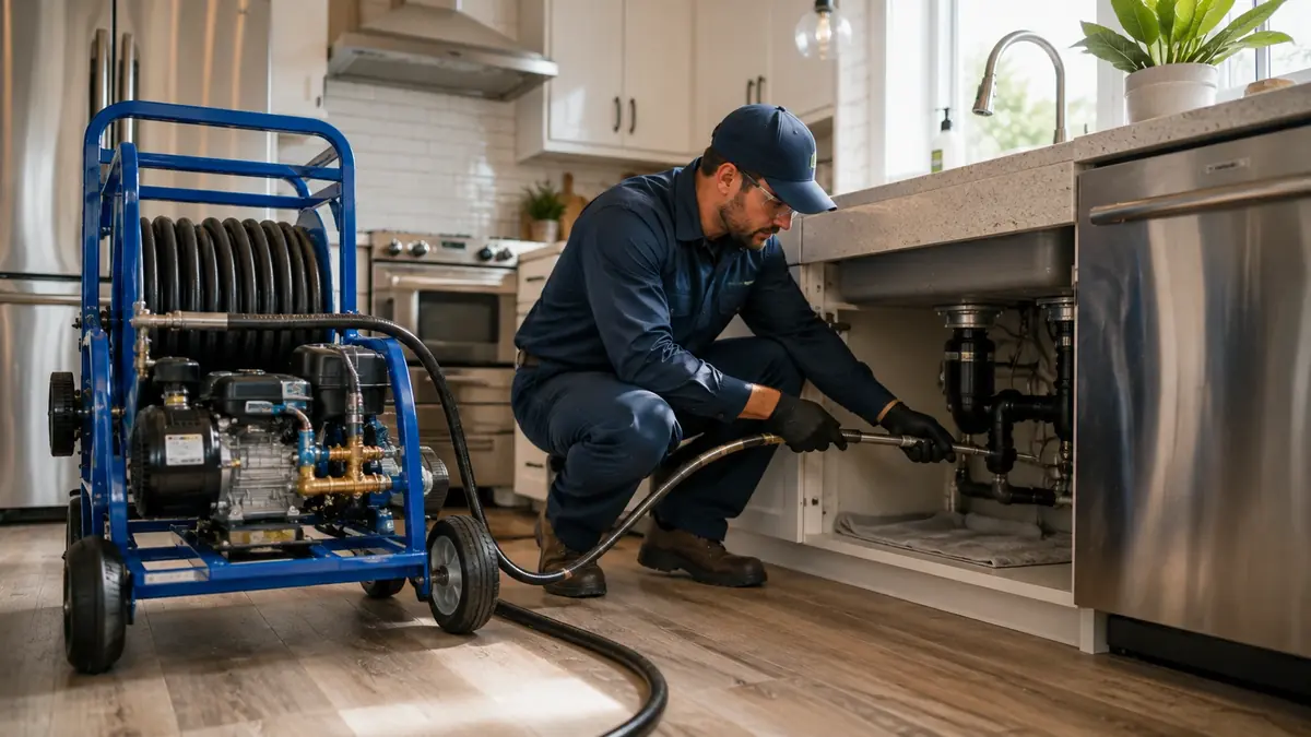 Kitchen Drain Hydro Jetting in Guatay