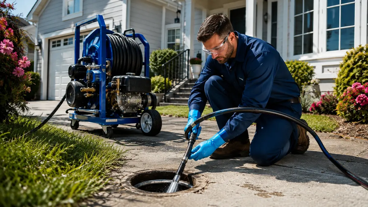 Residential Hydro Jet Drain Cleaning in Guatay